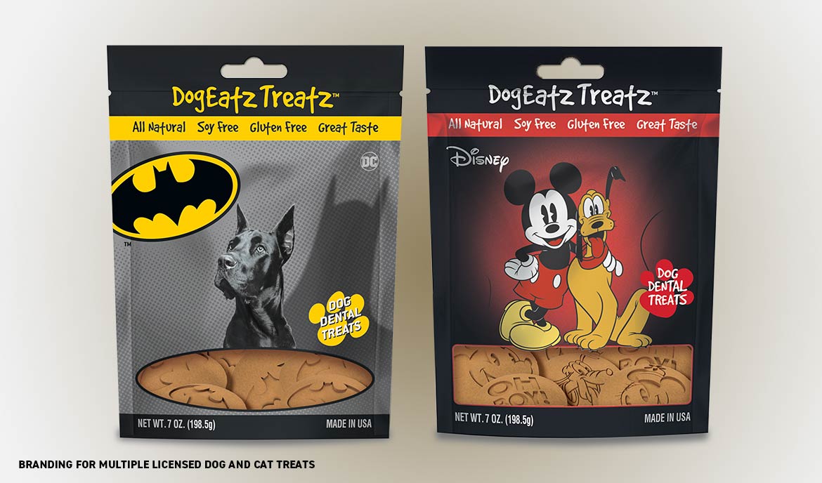 DogEatz Treatz Batman/Mickey Mouse/Pluto